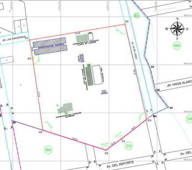Location map of the Fe y Alegría Institute 60.